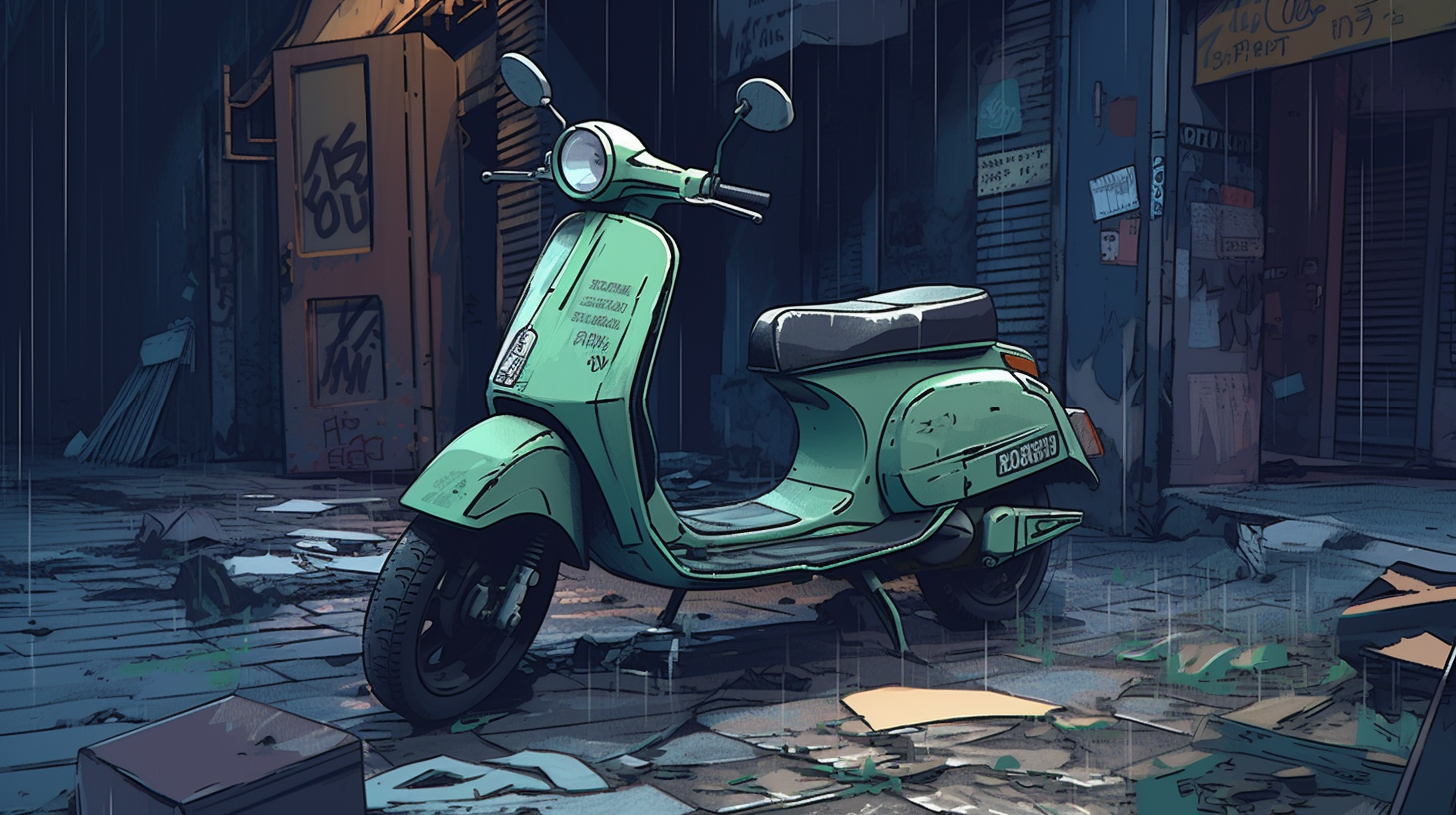 Broken Scooter